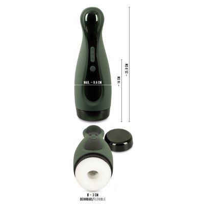 MASTURBATOR WITH 2 FUNCTIONS-REBEL