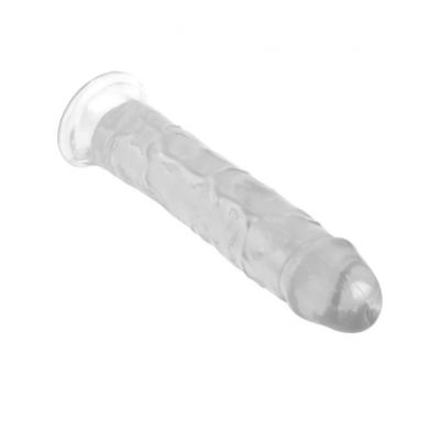 REALISTIC PENIS CRYSTAL JELLIES CLEAR 21.6 CM