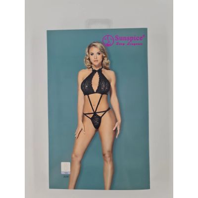 SENSUAL BODY BLACK LACE WITH ELASTIC BAND S-L