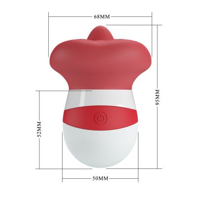 PRETTY LOVE - MINA TPR ABS , 10 LICKING SETTINGS