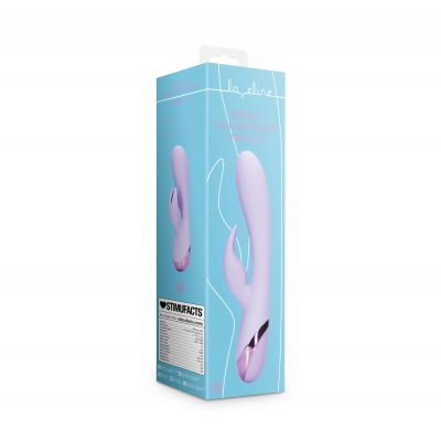 SMOOTH SILICONE RABBIT VIBRATOR - DIGITAL LAVENDER -LOVELINE