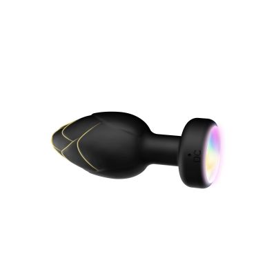 LED LIGHT VIBRATING ANAL PLUG WHIT REMOTE CONTROL- PASSION LABS