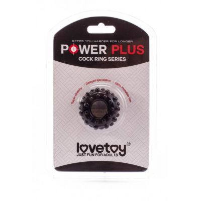 POWER PLUS COCK RING NO.3 BLACK