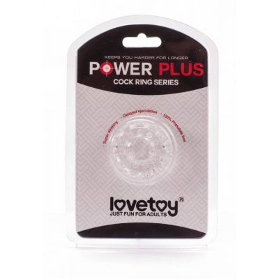 POWER PLUS COCK RING NO.3 CLEAR
