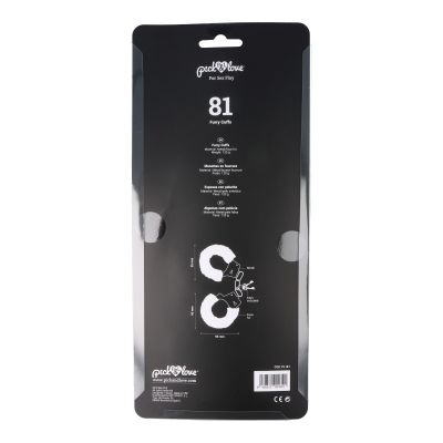 Nº 81 FURRY CUFFS BLACK