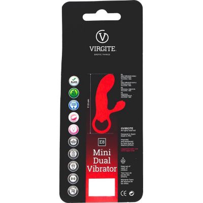 MINI DUAL VIBRATOR E8 BLACK