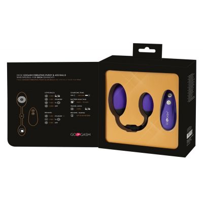 VIBRATING PUSSY & ASS BALLS-GOGASM