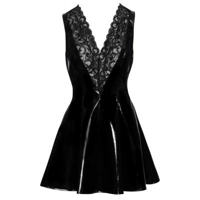 VINYL DRESS-BLACK LEVEL