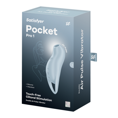 SATISFYER-POCKET PRO 1 BLUE