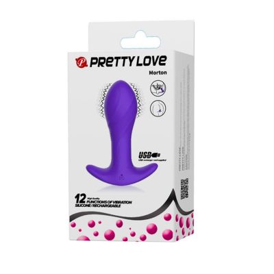 PRETTY LOVE MORTON ANAL PLUG MASSAGER PURPLE