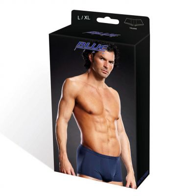 BLUE LINE MICROFIBER PINSTRIPE TRUNK BLAU L/ XL