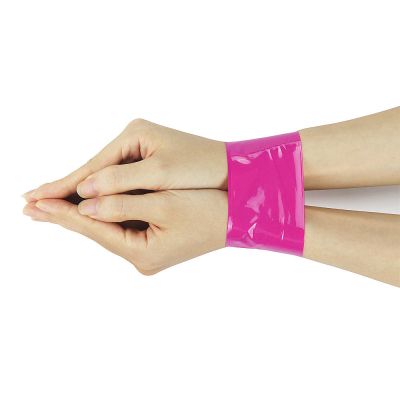 MY FIRST NON-STICKY BONDAGE TAPE BLACK FUCHSIA
