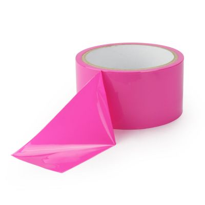 MY FIRST NON-STICKY BONDAGE TAPE BLACK FUCHSIA