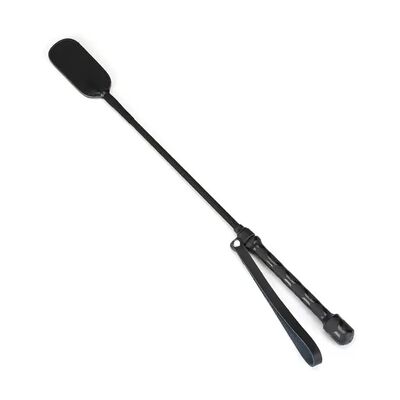 BLACK BOND WIDE TIP RIDING CROP
