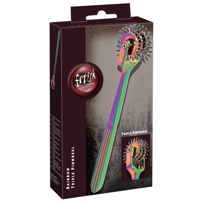 RAINBOW TRIPLE PINWHEEL – FETISH COLLECTION