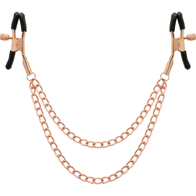 COQUETTE CHIC DESIRE - FANTASY METAL NIPPLE CLIPS WITH CHAIN