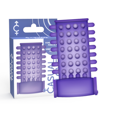 CASUAL LOVE – RING VIBRATING SLEEVE PURPLE