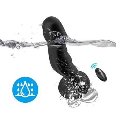 OPTIMUS BLACK VIBRATING SILICONE DILDO ΜΕ ΤΗΛΕΧΕΙΡΙΣΤΉΡΙΟ