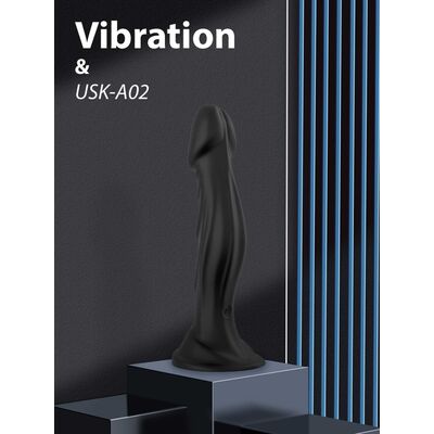 OPTIMUS BLACK VIBRATING SILICONE DILDO ΜΕ ΤΗΛΕΧΕΙΡΙΣΤΉΡΙΟ