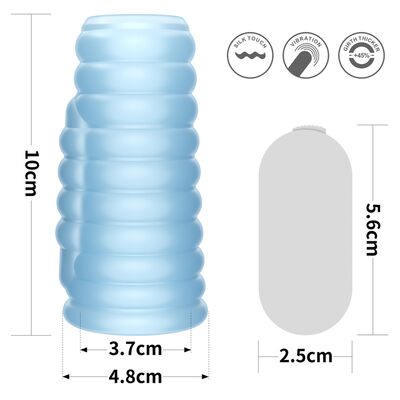 VIBRATING WAVE KNIGHTS RING (BLUE) IV