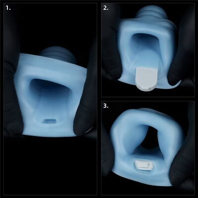 VIBRATING WAVE KNIGHTS RING (BLUE) IV