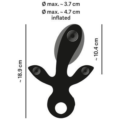 INFLATABLE TRIPLE VIBRATOR-ETERNAL