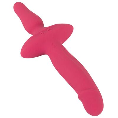 2 IN 1 VIBRATOR + BUTT PLUG – COUPLES CHOICE
