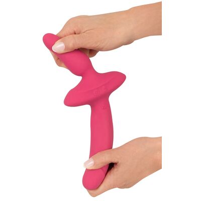 2 IN 1 VIBRATOR + BUTT PLUG – COUPLES CHOICE