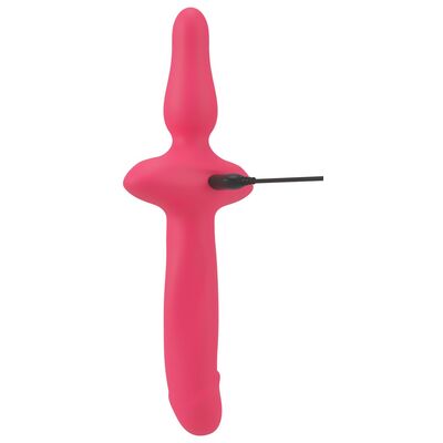 2 IN 1 VIBRATOR + BUTT PLUG – COUPLES CHOICE
