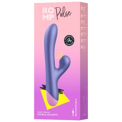 PULSE -ROMP RABBIT ΔΟΝΗΤΉΣ ΜΕ CLITORAL PULSATOR & PLEASURE AIR
