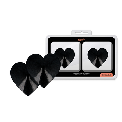 NIPPLE COVERS BLACK HEARTS