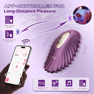 HONEYPLAYBOX PEARL 2 WHITE– APP CONTROL WEARABLE VIBRATOR