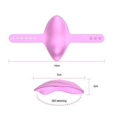 STRAP-ON VIBRATOR – PINK