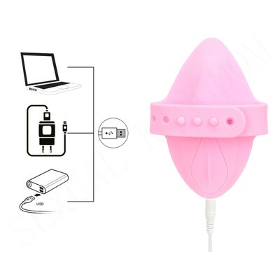 STRAP-ON VIBRATOR – PINK