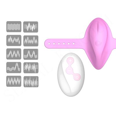 STRAP-ON VIBRATOR – PINK