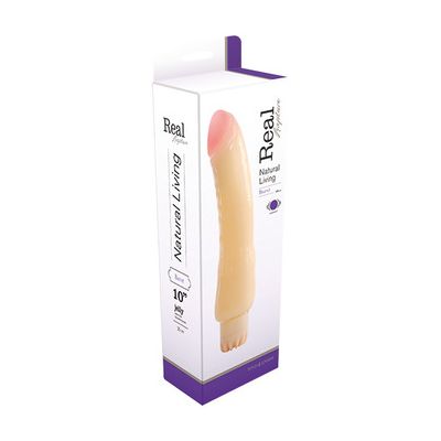 REALISTIC VIBRATOR REAL RAPTURE BURST JELLY FLESH 10"