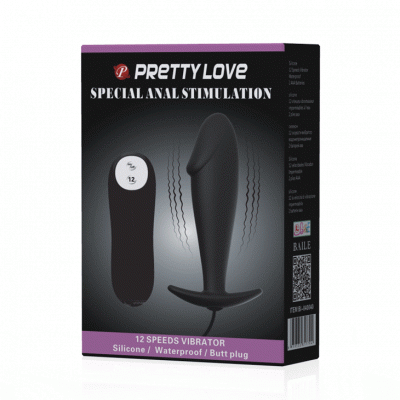 PRETTY LOVE VIBRATING PENIS SHAPED BUTT PLUG
