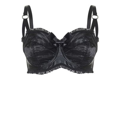 SATIN UNDERWIRE BULLET BRA