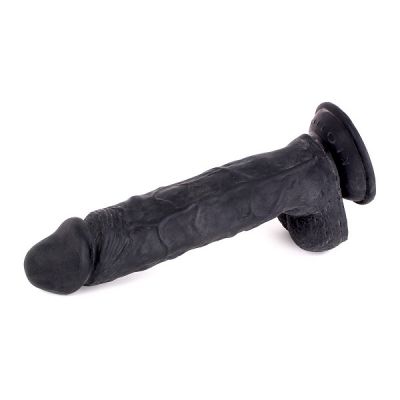 KIOTOS COX STRAP-ON AND DILDO BLACK 24 CM