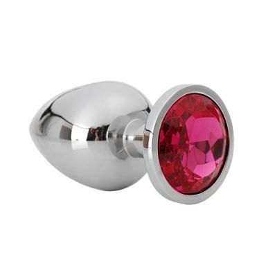 METAL BUTT PLUG BIG WITH CRYSTAL