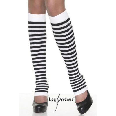 OPAQUE STRIPE LEG WARMERS