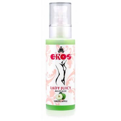 EROS LADY JUICY MASSAGE GREEN APPLE 125 ML