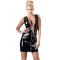 BLACK LEVEL VINYL DRESS WITH ZIPPER