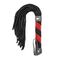 SMALL RED AND BLACK WHIP