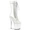 PLEASER FLAMINGO-1050C MID CALF BOOT CLEAR
