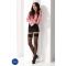 CIORAPI CU AUTOSUSTINERE, 17 DEN, NEGRU, M/L
