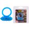SILICONE SOFT COCK-RING BLUE VIBRATING