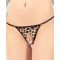 ANIMAL PRINT G STRING WITH STRAS