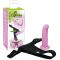 SWEET SMILE SILICONE STRAP-ON PINK/BLACK