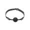 SILICONE BALL GAG BLACK